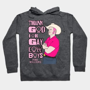 Thank God For Gay Cowboys Drawing Hoodie